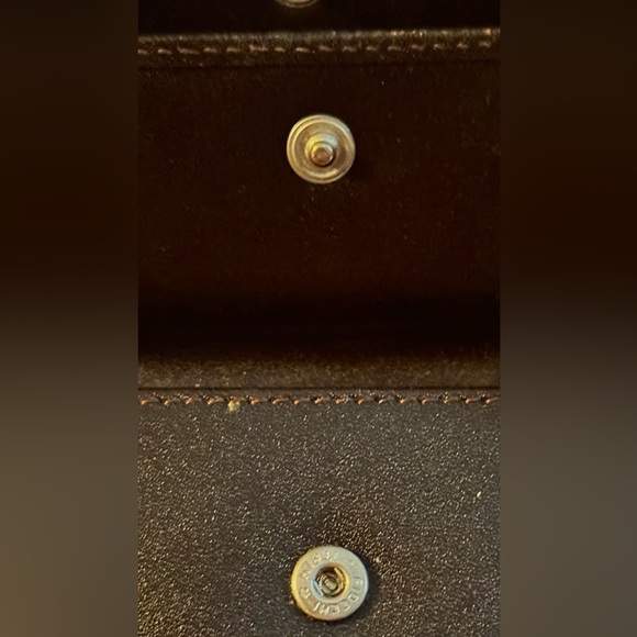 SOLD Authentic FENDI Zucca Trifold Zip Wallet Brown Canvas/Leather Made Italy - Picture 11 of 13